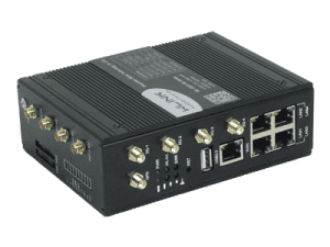 Industrial Wi-Fi 6 and 5G router for IoT connectivity and industrial applications.