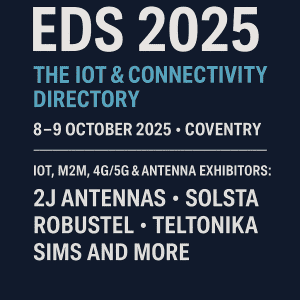 EDS 2025 IoT & Connectivity Directory event poster in Coventry.