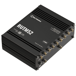 Teltonika RUTM52 — dual-modem 5G Sub-6 industrial router, product photo 250x250