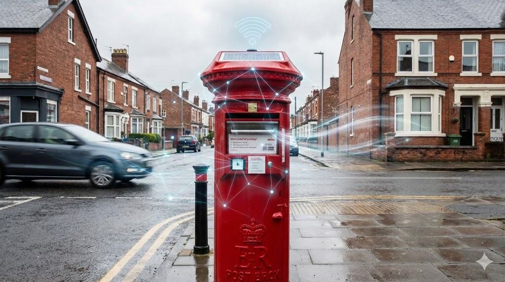 Royal Mail IoT INtelligent Postbox connects to the Cloud