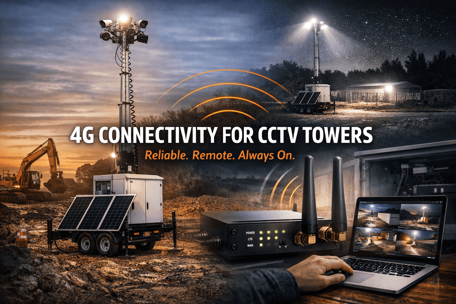 4G Connectivity for Deployable CCTV Towers | IoTPortal