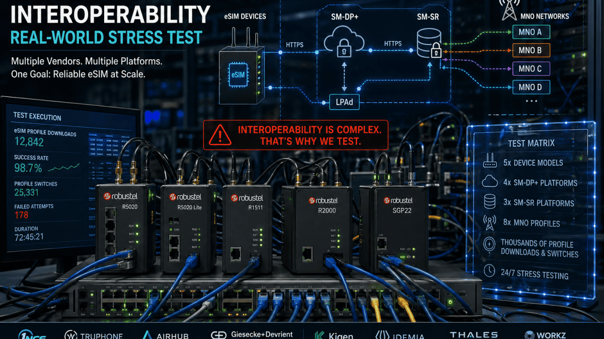 Robustel eSIM Stress Testing