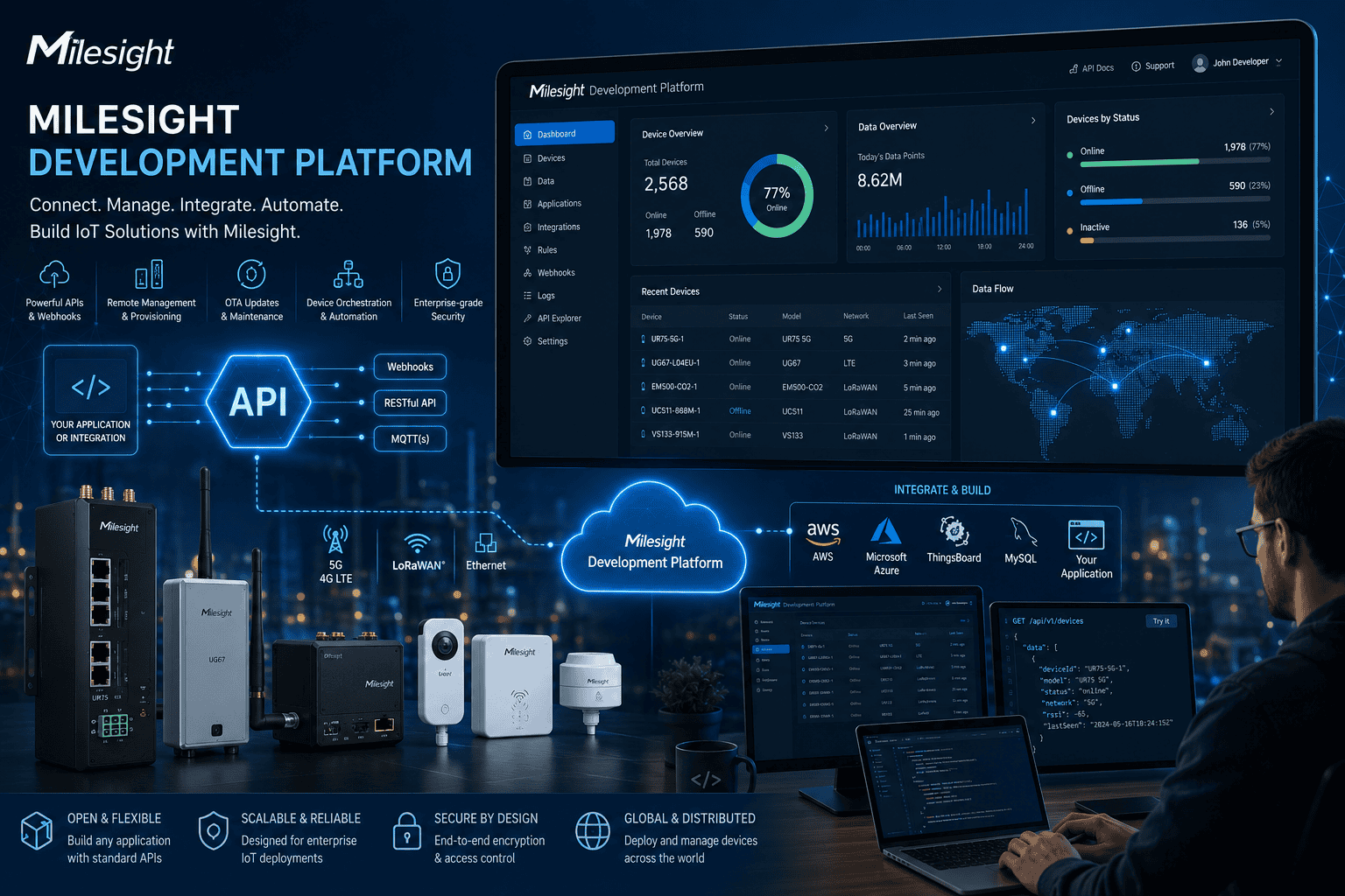 Milesight Development Platform Explained - Remote Management, Node-RED ...