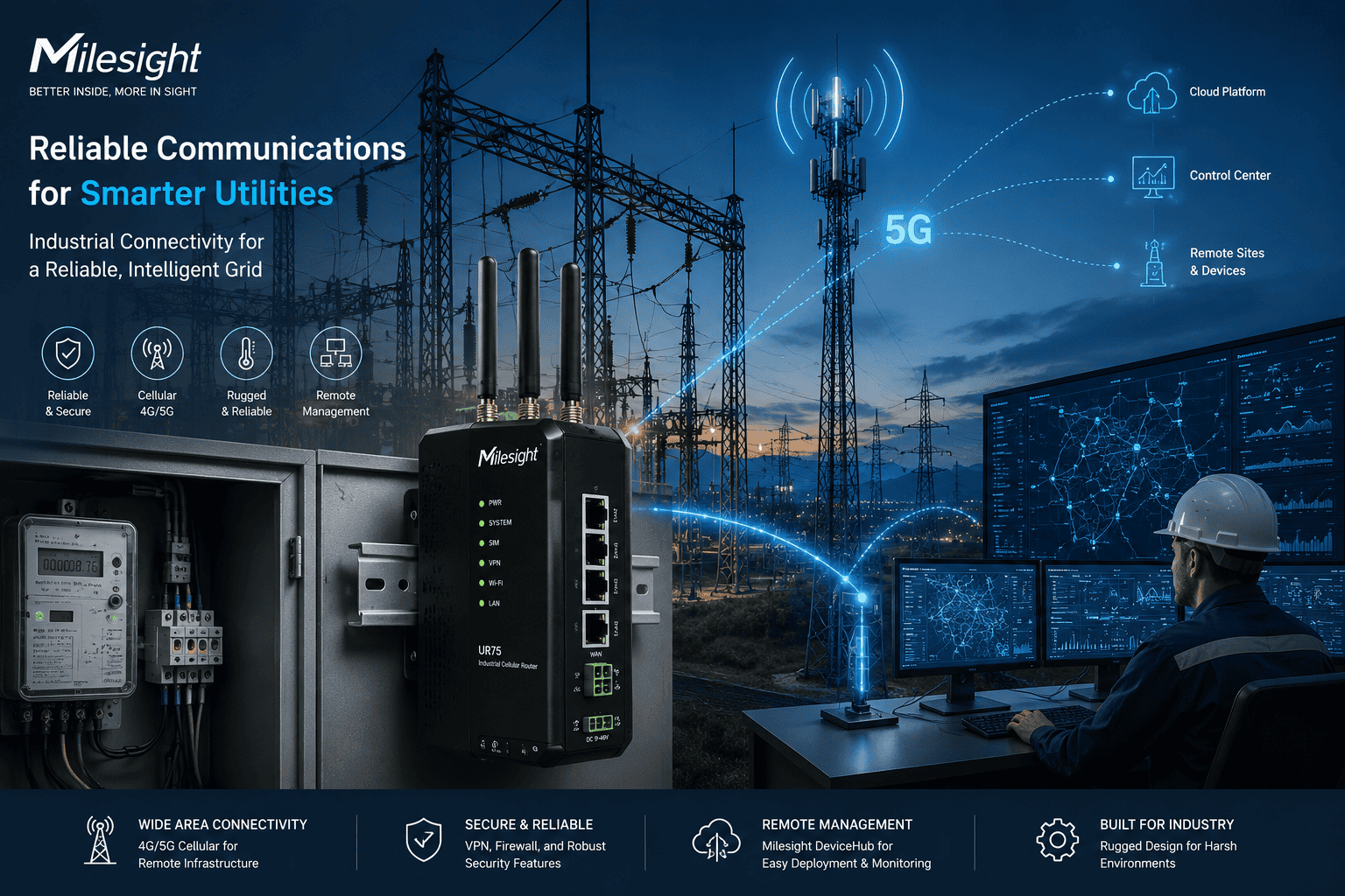 Milesight Industrial Routers for Utility and Energy Applications | IoT ...