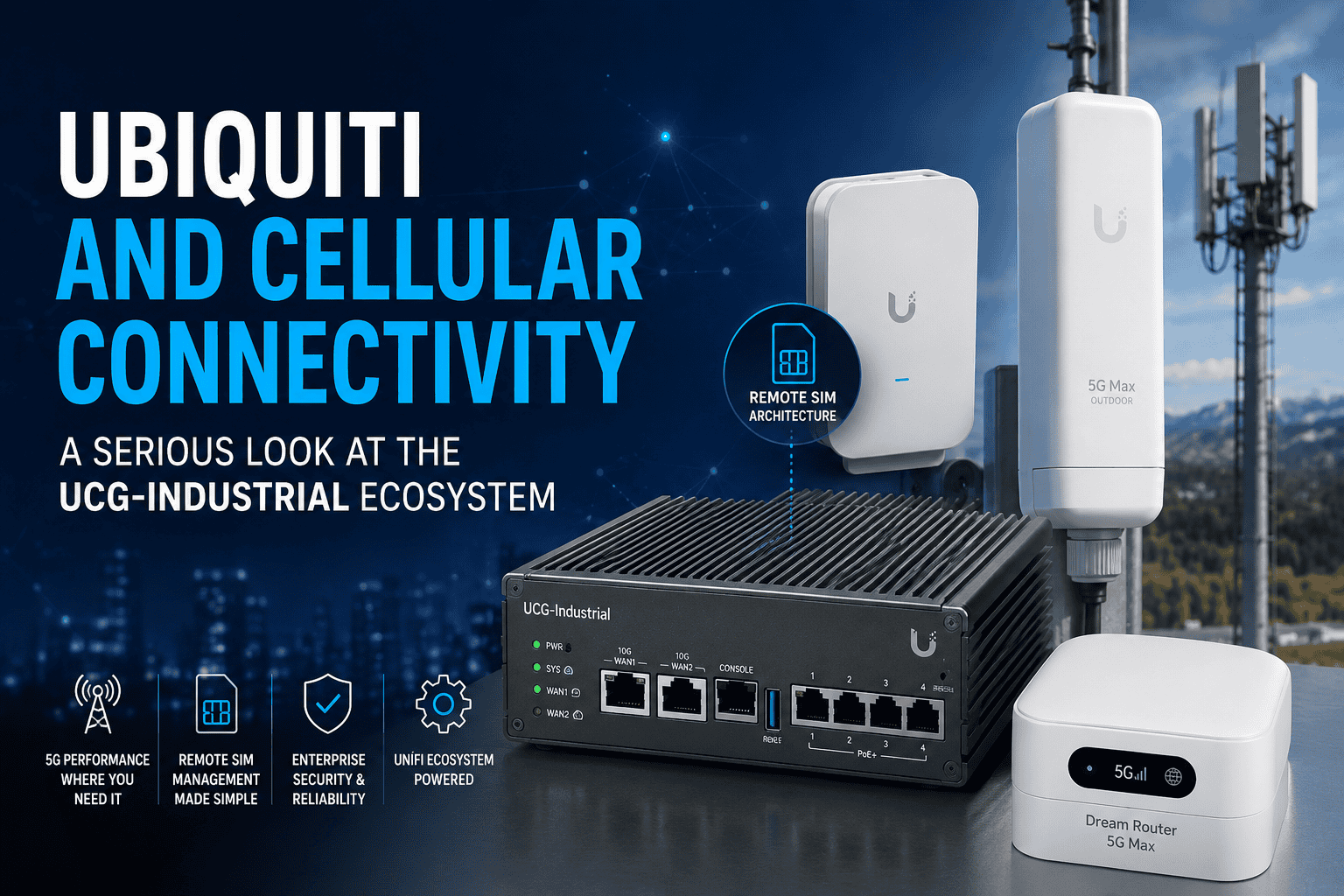 Ubiquiti UCG-Industrial and 5G Cellular Connectivity: A Technical ...
