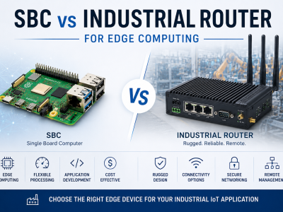 SBC vs Industrial Router for edge computing