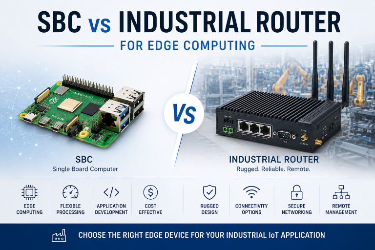 SBC vs Industrial Router for edge computing