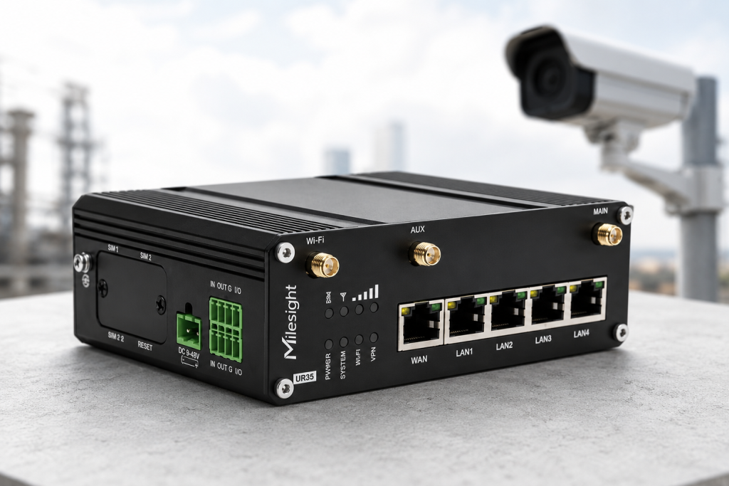 4G Router with POE Out - Milesight UR35