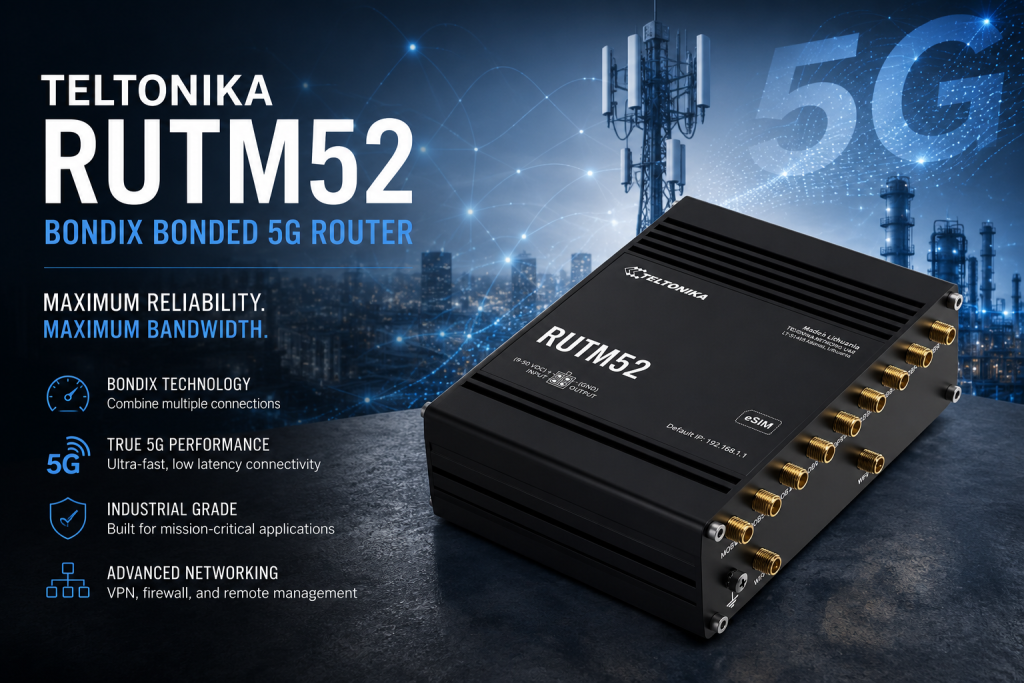 Teltonika Bondix RUTM52 bonded 5G