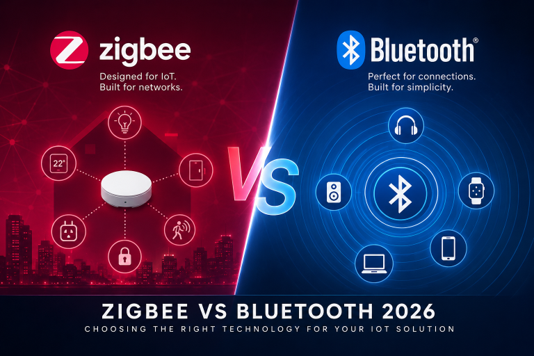 Zigbee vs Bluetooth IoT 2026