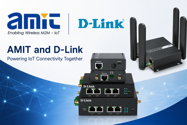AMIT and D-Link IoT M2M Cellular Connectivity